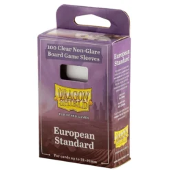 Koszulki na karty Dragon Shield - Clear Non-Glare - European Standard - 100 sztuk