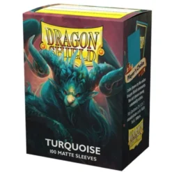 Koszulki na karty Dragon Shield: Standard CCG Matte - Player's Choice - Turquoise - 100 sztuk