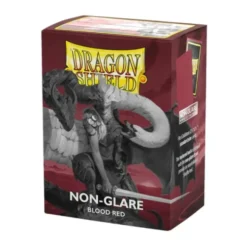 Koszulki na karty Dragon Shield Matte - Non-Glare Blood Red (63x88 mm) 100 sztuk