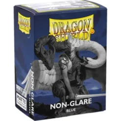 Koszulki na karty Dragon Shield Matte - Non-Glare Blue (63x88 mm) 100 sztuk