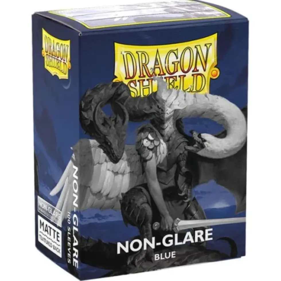 Koszulki na karty Dragon Shield Matte - Non-Glare Blue (63x88 mm) 100 sztuk