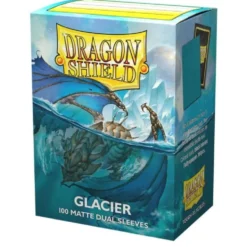 Koszulki na karty Dragon Shield: Matte Dual - Glacier - 100 sztuk