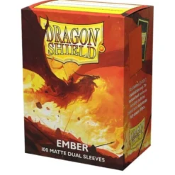 Koszulki na karty Dragon Shield: Matte Dual - Ember - 100 sztuk