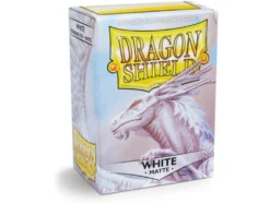 Koszulki na karty Dragon Shield Matte - białe - 100 sztuk