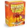 Koszulki na karty Dragon Shield Matte - pomarańczowe - 100 sztuk