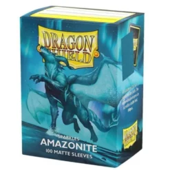 Koszulki na karty Dragon Shield: Matte Dual - Sky Blue & Silver - 100 sztuk