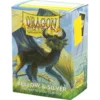 Koszulki na karty Dragon Shield: Matte Dual - Yellow & Silver - 100 sztuk