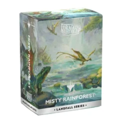 Koszulki na karty Dragon Shield Matte Dual Art - Landfall Series - Misty Rainforest - 100 sztuk
