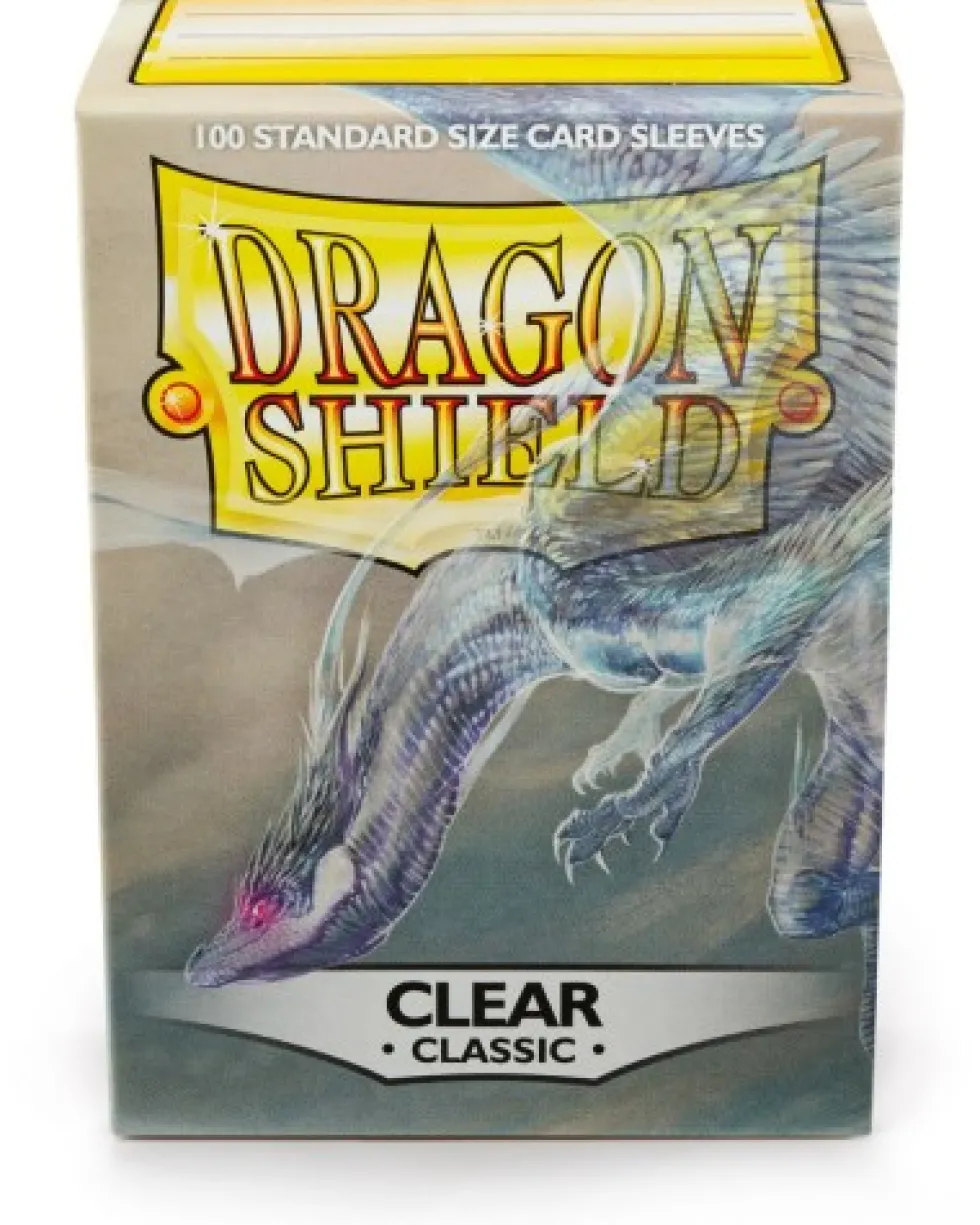 Koszulki na karty Dragon Shield Classic - przezroczyste - 100 sztuk