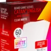 Koszulki na karty Gamegenic: Catan English (56x82 mm) - Clear Matte - 60 sztuk