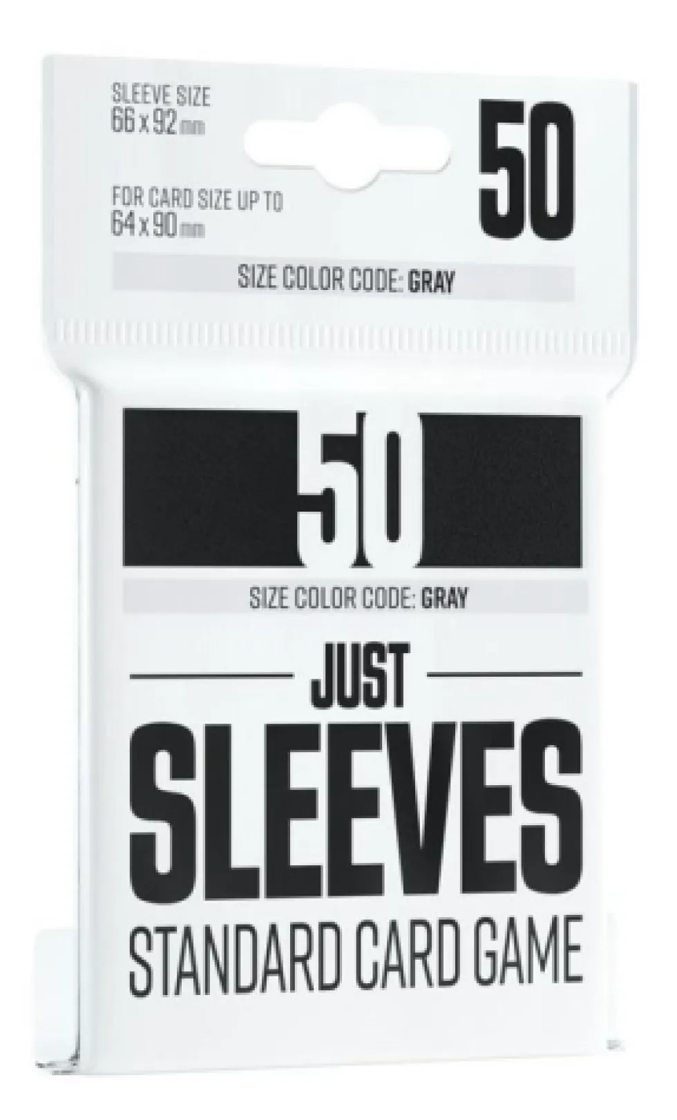 Koszulki na karty Gamegenic: Just Sleeves (66 x 92 mm) 50 sztuk - Black