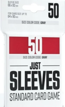 Koszulki na karty Gamegenic: Just Sleeves (66 x 92 mm) 50 sztuk - Red