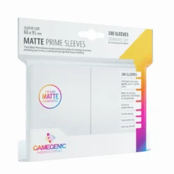 Koszulki na karty Gamegenic: Matte Prime CCG (64x89 mm) - White - 100 sztuk
