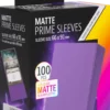 Koszulki na karty Gamegenic: Matte Prime Sleeves (66x91 mm) - Purple - 100 sztuk