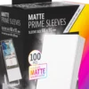 Koszulki na karty Gamegenic: Matte Prime Sleeves (66x91 mm) - Lime - 100 sztuk