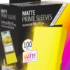 Koszulki na karty Gamegenic: Matte Prime Sleeves (66x91 mm) - Yellow - 100 sztuk