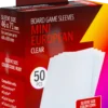 Koszulki na karty Gamegenic: Mini European (46x71 mm) - Clear - 50 sztuk