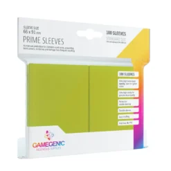 Koszulki na karty Gamegenic: Prime CCG (64x89 mm) - Lime - 100 sztuk