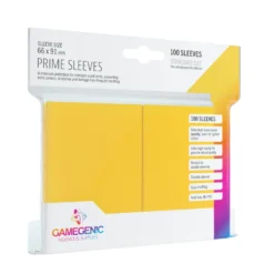 Koszulki na karty Gamegenic: Prime CCG (64x89 mm) - Yellow - 100 sztuk
