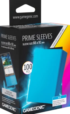 Koszulki na karty Gamegenic: Prime Sleeves (66x91 mm) - Blue - 100 sztuk