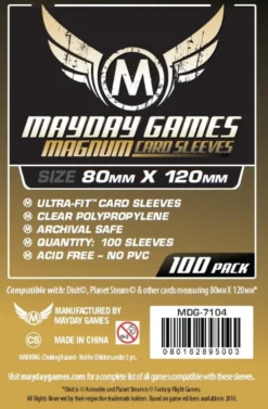Koszulki na karty Mayday Magnum Gold 80x120 mm 100 sztuk