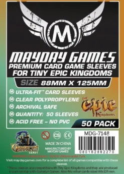 Koszulki na karty Mayday Premium "Tiny Epic" 88x125mm 50 sztuk