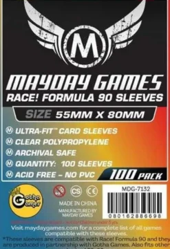 Koszulki na karty Mayday "Race! Formula 90" 55x80 mm 100 sztuk