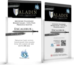 Koszulki na karty Paladin - Excalibur 63,5x88 mm