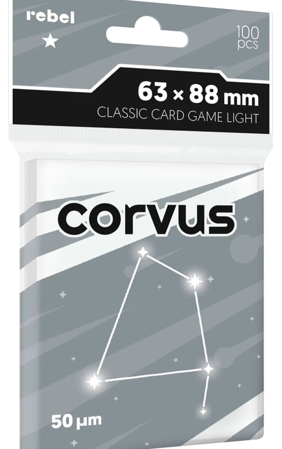 Koszulki na karty Rebel CCG Light (63x88 mm) Corvus 100 sztuk