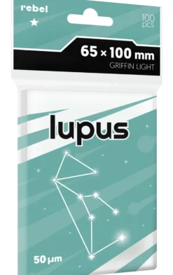 Koszulki na karty Rebel Griffin Light (65x100 mm) Lupus 100 sztuk