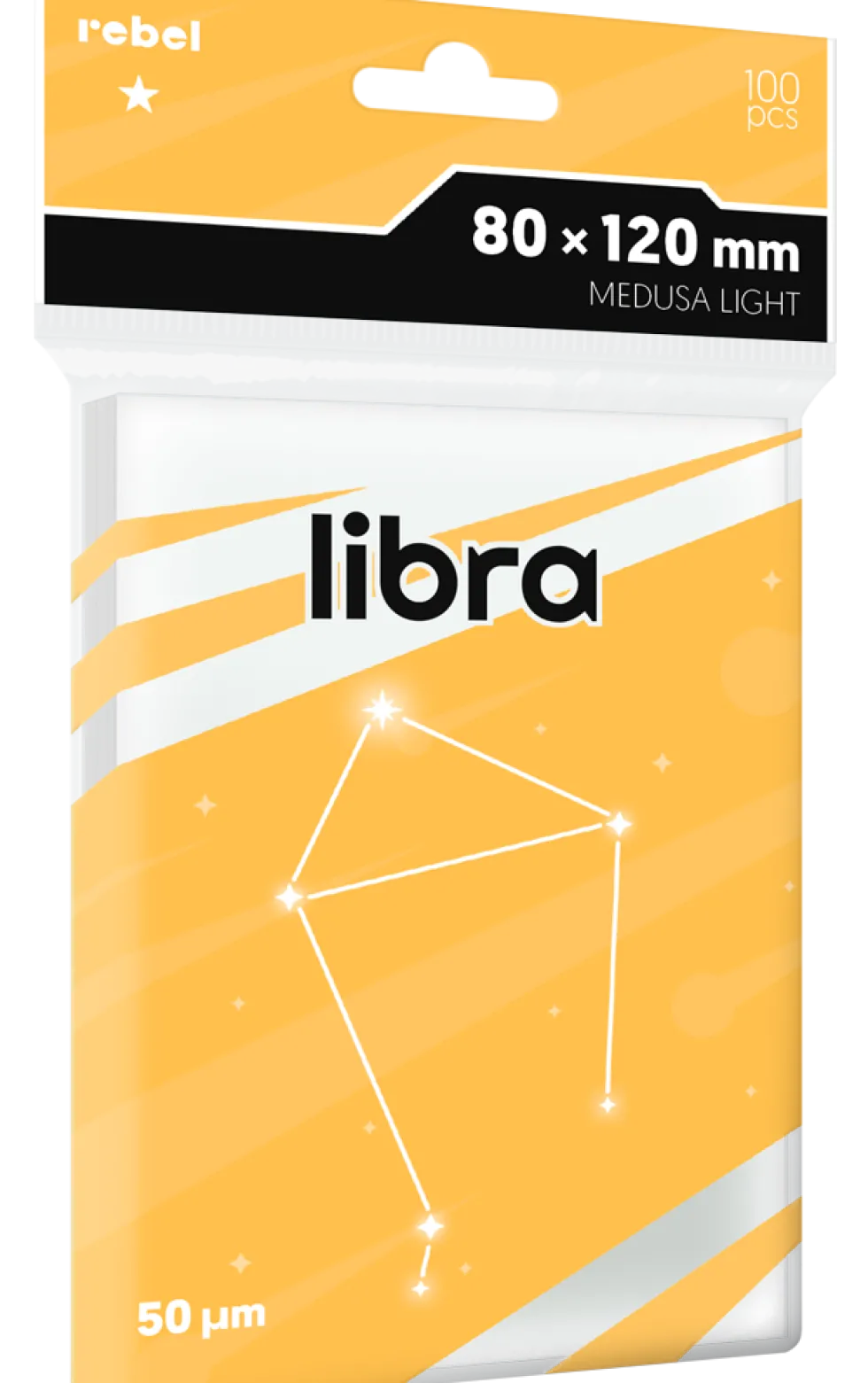 Koszulki na karty Rebel Medusa Light (80x120 mm) Libra 100 sztuk