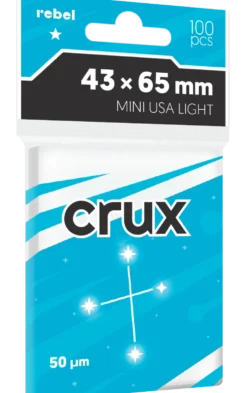 Koszulki na karty Rebel Mini USA (43x65 mm) Crux Light 100 sztuk