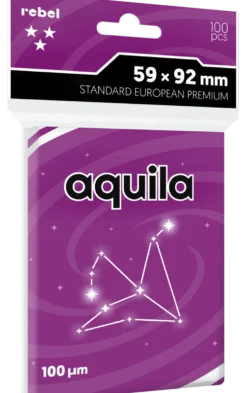 Koszulki na karty Rebel Standard European Premium (59x92 mm) Aquila 100 sztuk