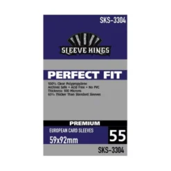 Koszulki na karty Sleeve Kings Perfect Fit Premium European 59x92mm 55 sztuk
