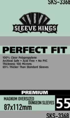 Koszulki na karty Sleeve Kings Perfect Fit Premium Magnum Oversized 87x112mm 55 sztuk