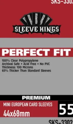 Koszulki na karty Sleeve Kings Perfect Fit Premium Mini European 44x68mm 55 sztuk