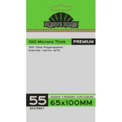 Koszulki na karty Sleeve Kings Premium Magnum 65x100mm 55 sztuk