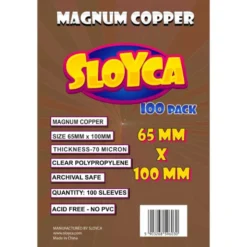 Koszulki na karty Sloyca Magnum Copper (65x100 mm) 100 sztuk