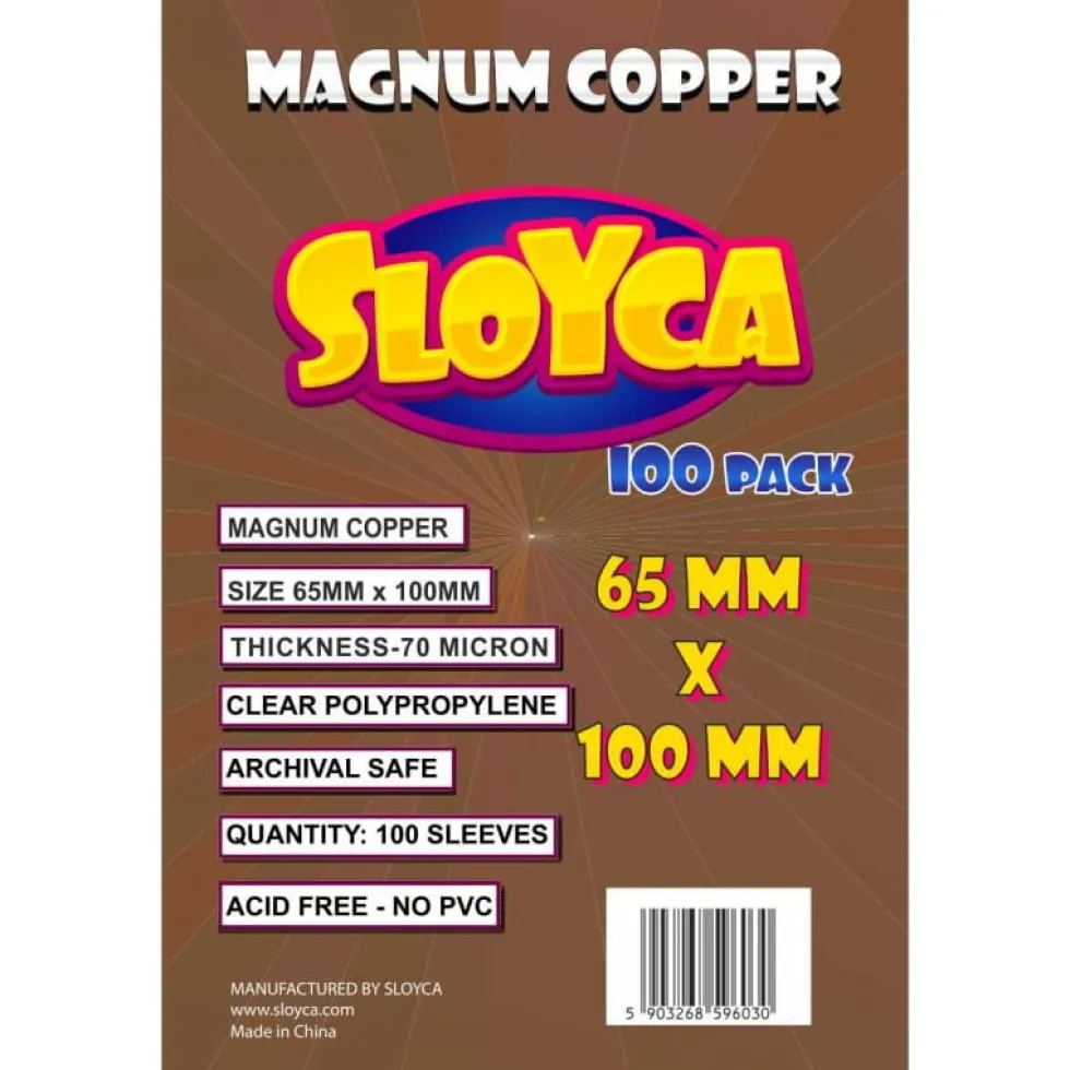 Koszulki na karty Sloyca Magnum Copper (65x100 mm) 100 sztuk