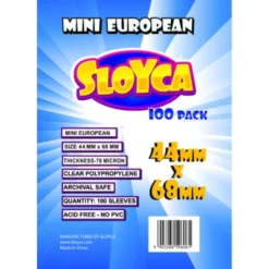 Koszulki na karty Sloyca Mini European (44x68mm) 100 sztuk