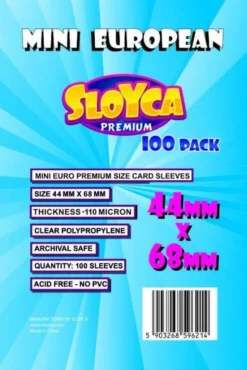 Koszulki na karty Sloyca Mini European Premium (44x68mm) 100 sztuk