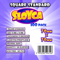 Koszulki na karty Sloyca Square (70x70 mm) 100 sztuk