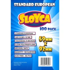 Koszulki na karty Sloyca Standard European (59x92 mm) 100 sztuk