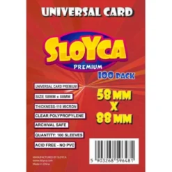 Koszulki na karty Sloyca Universal Card Premium (58x88 mm) 100 sztuk