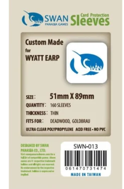 Koszulki na karty Swan Panasia 51x89 mm thin (cienkie) 160 sztuk