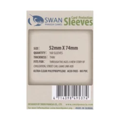 Koszulki na karty Swan Panasia 52x74 mm thin (cienkie) 160 sztuk
