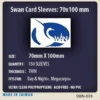 Koszulki na karty Swan Panasia 56x100 mm thin (cienkie) 160 sztuk