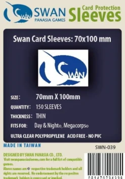 Koszulki na karty Swan Panasia 70x100 mm thin (cienkie) 150 sztuk