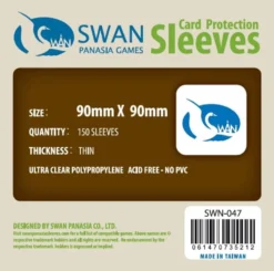Koszulki na karty Swan Panasia 90x90 mm thin (cienkie) 130 sztuk