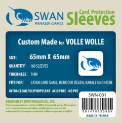 Koszulki na karty Swan Panasia 65x65 mm thin (cienkie) 160 sztuk